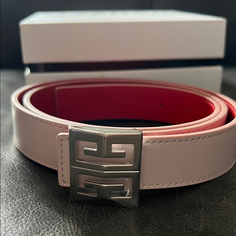 Authentic Givenchy Women’s Belt in Pink and Red